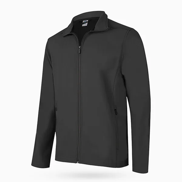 Softshell-Jacke mit Firmenlogo